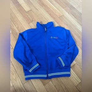 Boys Coogi Light Weight Blue Jacket Size 5/6